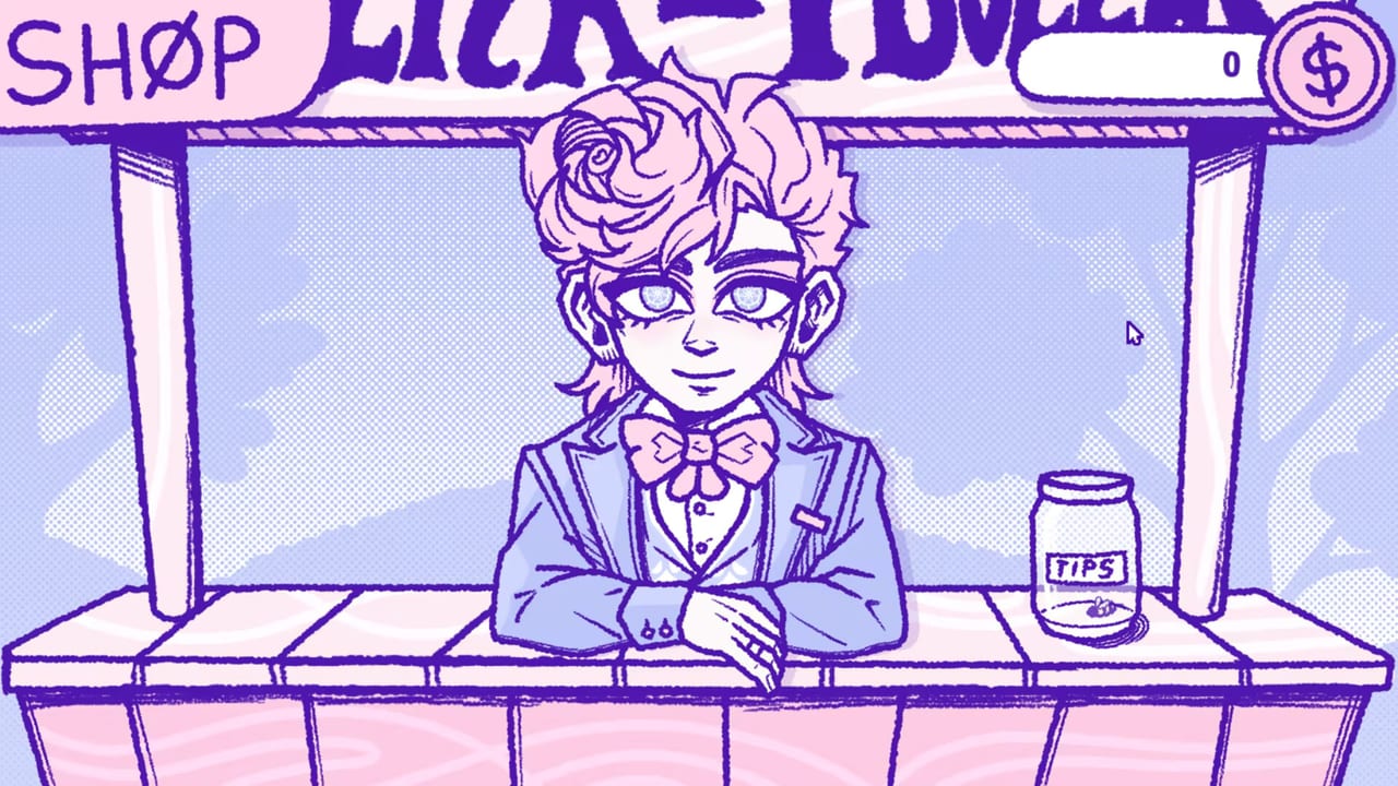 BLOODMONEY Requiem screenshot of Harvey Harvington at the roadside click booth